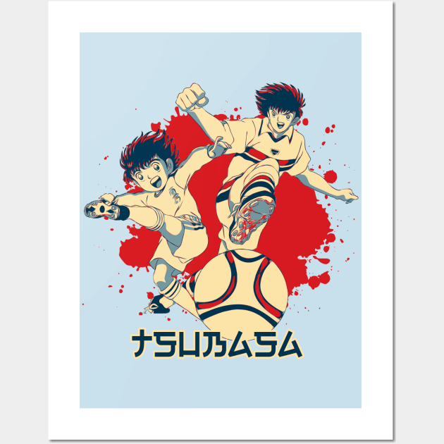 Captain Tsubasa Popart Wall Art by masnono